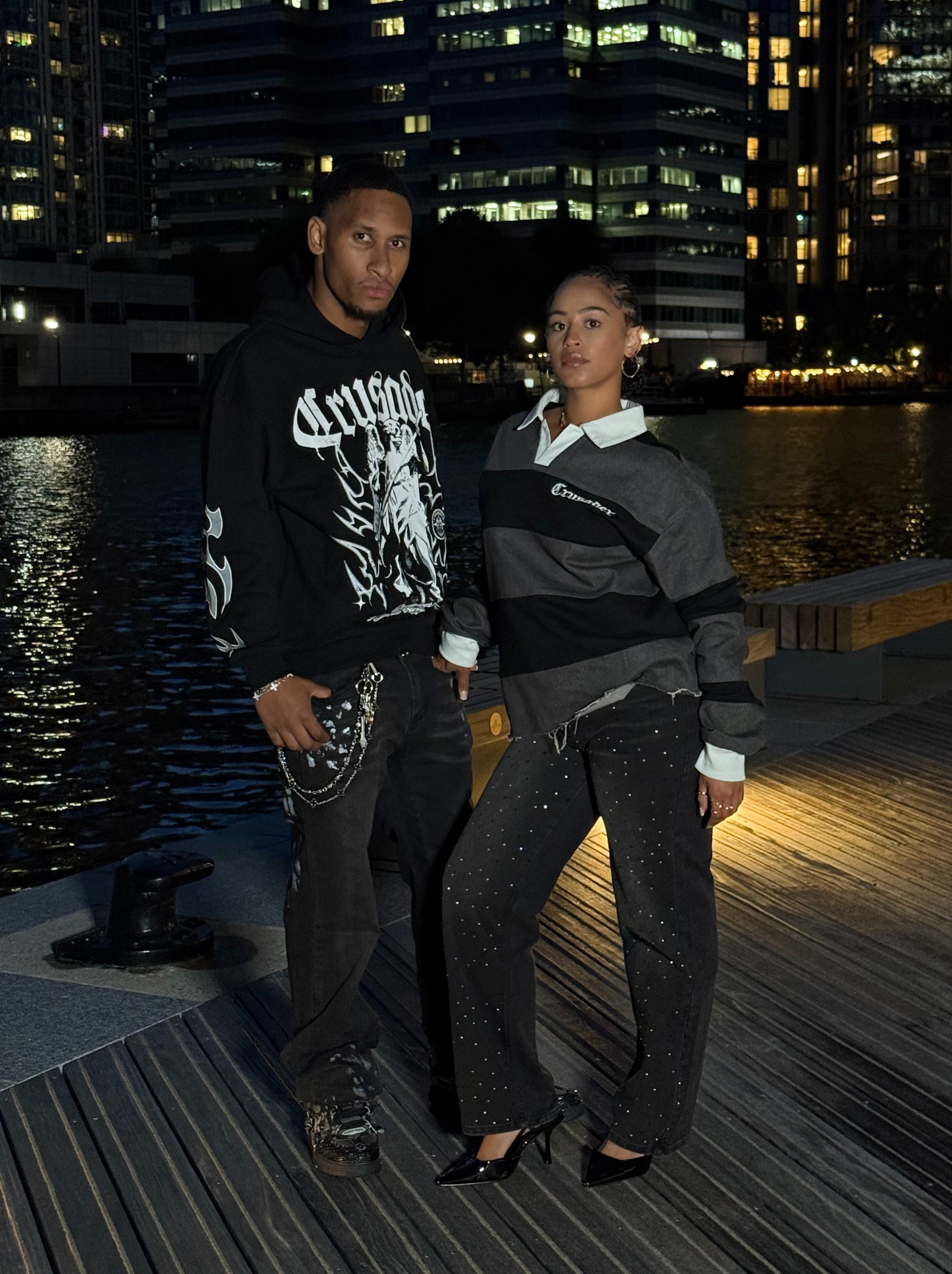 Black Crusader Rugby Top