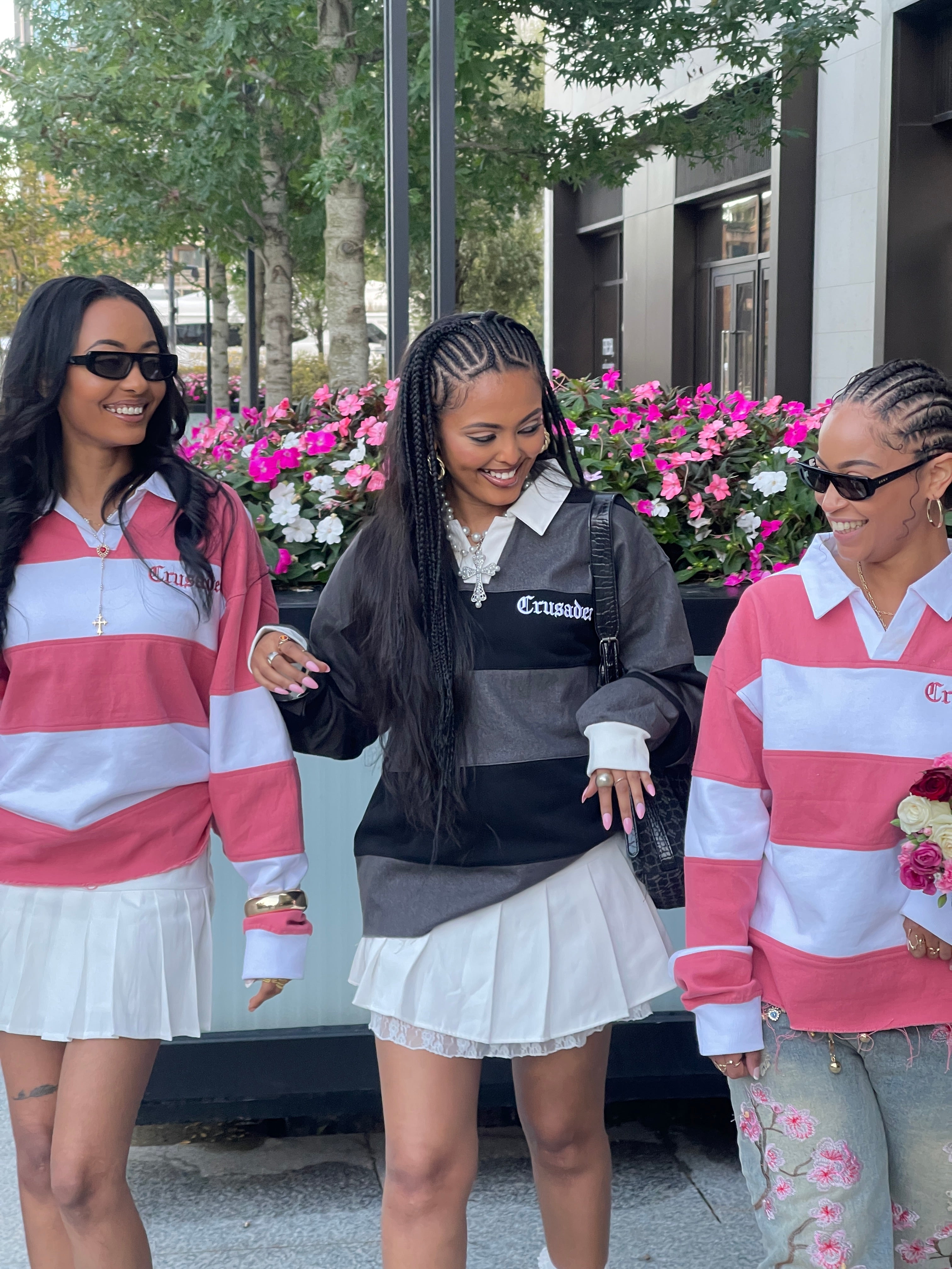 Pink Crusader Rugby Top