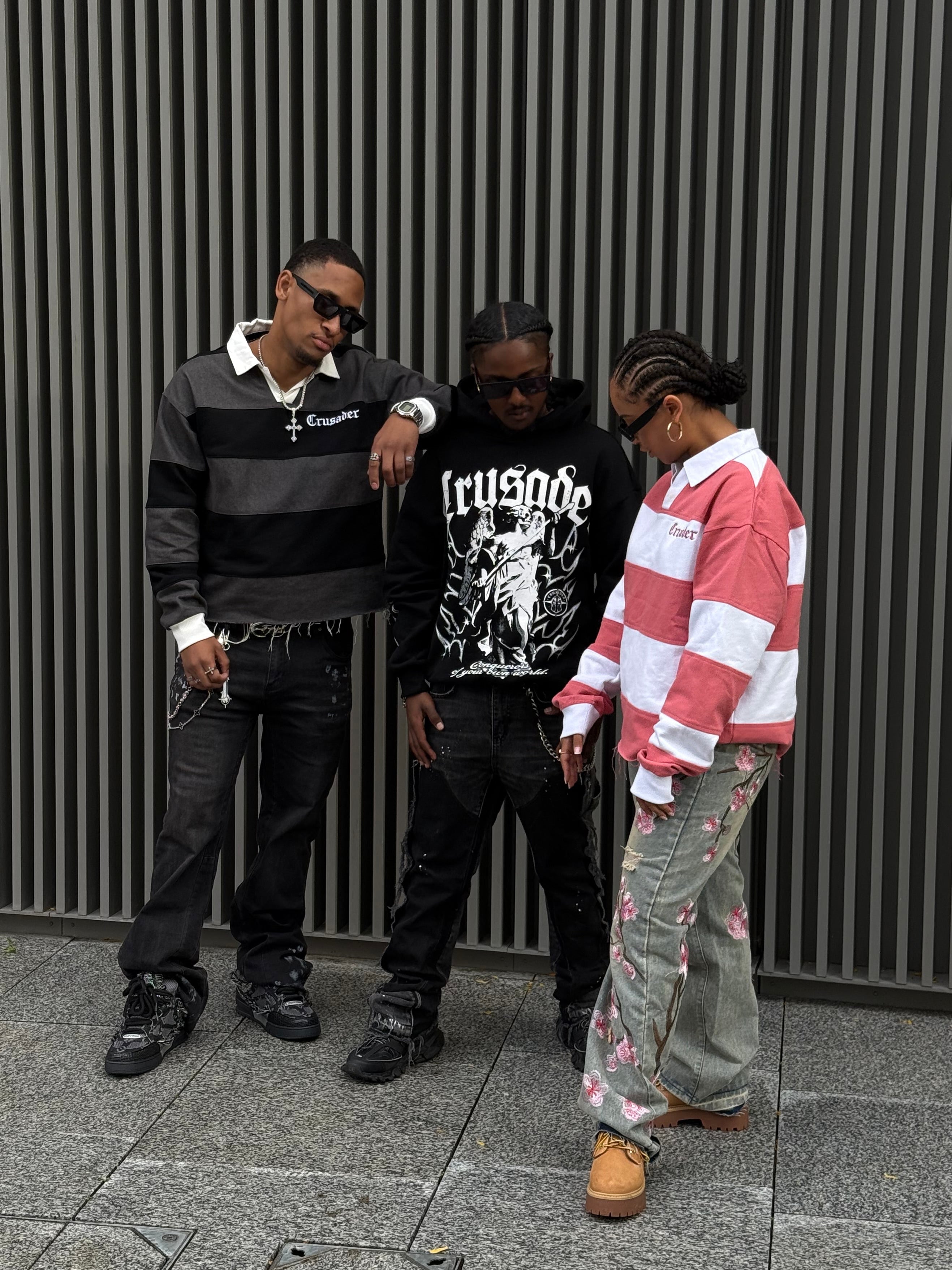 Pink Crusader Rugby Top